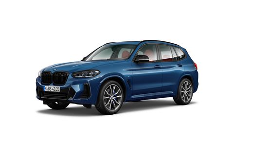 BMW-X3-M40i-Premium-Azul-Fitonico-Sensatec-Perforado-|-Rojo-Tacora-2023