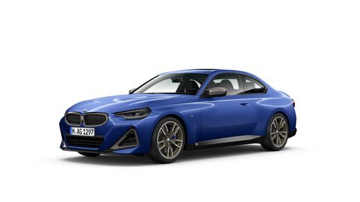 BMW-M240i-Coupe-Premium-Azul-Portimao-Combinacion-Alcantara-Sensatec-Negro-Pespunteado-De-Contraste-En-Color-Azul-2023